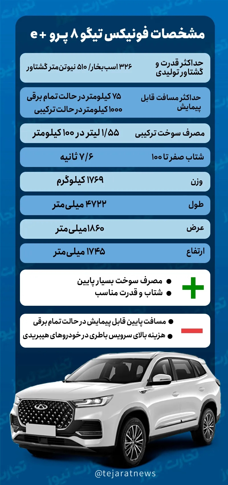 تیگو 8 پرو E پلاس